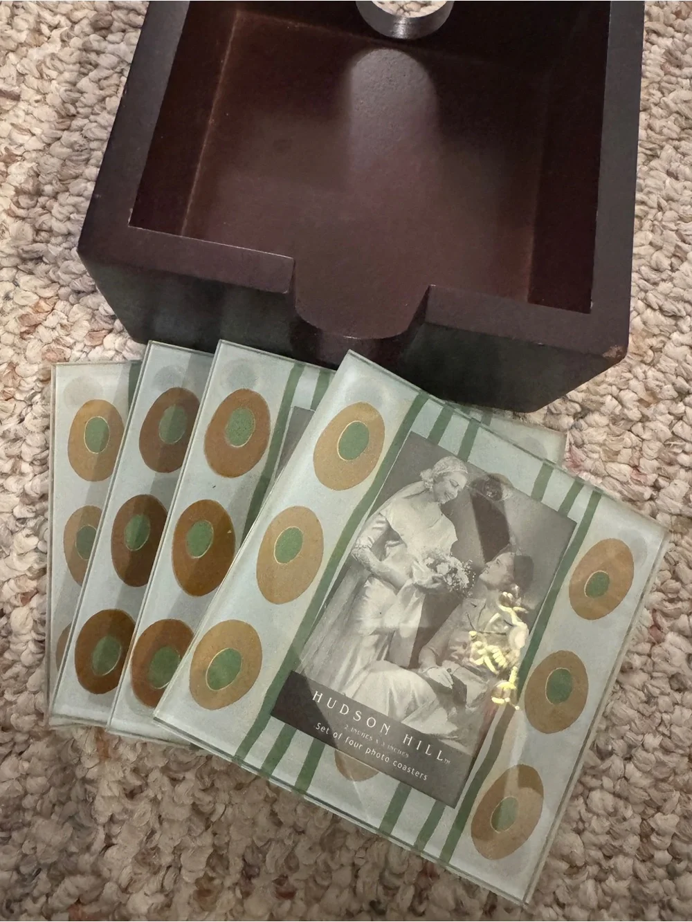Hudson Hill Photo Coaster Set of 4